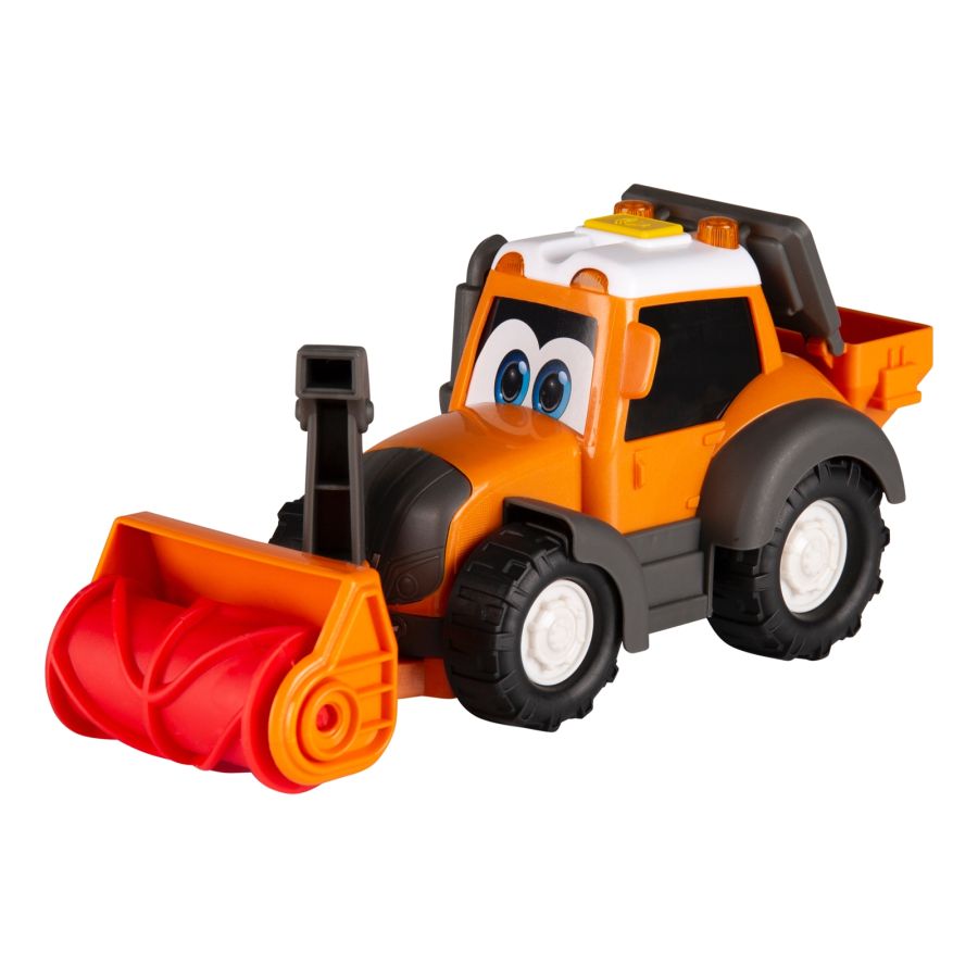 VALTRA: Children's toy tractor with sand spreader