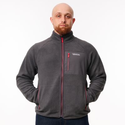 Valtra Unisex Fleece Jakke - Mørkegrå
