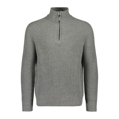 Valtra Knit Troyer Grey Sweater
