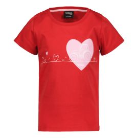 Valtra Girls' Red 100% Cotton T-Shirt