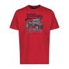 Valtra Red Cotton T-Shirt with Vintage Print - Thumbnail 