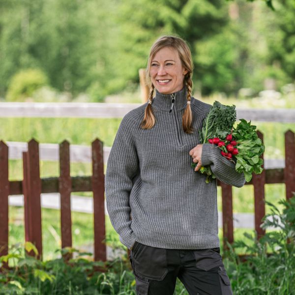 Valtra Knit Troyer Grey Sweater 4 - Zoom 4