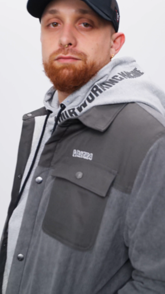 Valtra Grau Cordjacke mit Fleecefutter - Zoom 7