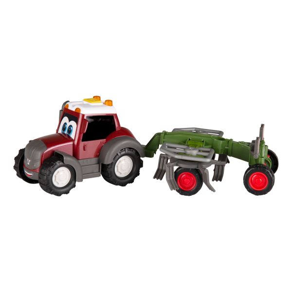 Toy tractor with tedder - Happy Valtra 