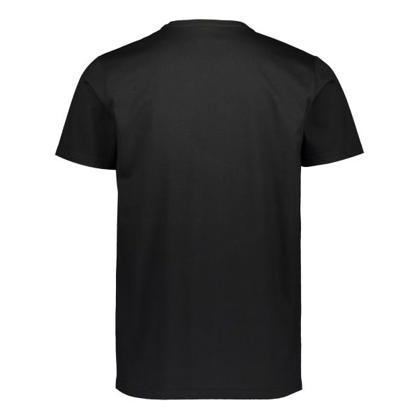 Camiseta de algodón negra