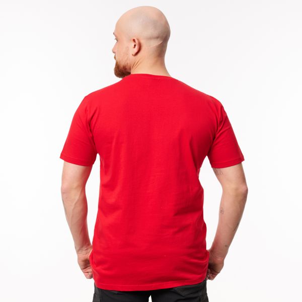 Valtra Red Cotton T-Shirt with Vintage Print 2 - Zoom 2