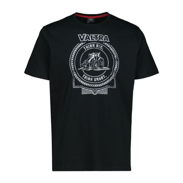 Valtra Printed 'Think Big. Think Smart.' Black T-Shirt
