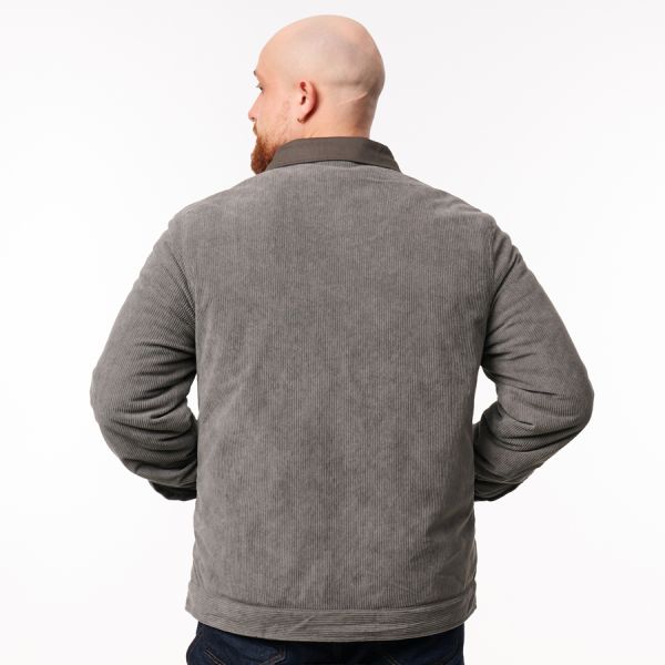 Valtra Grey Corduroy Fleece Lined Jacket  2 - Zoom 2