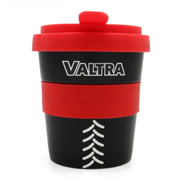 Valtra Coffee‑to‑Go Mug – Black & Valtra Red (300 ml)